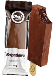 Paleta de Chocolate Recheado com Brigadeiro